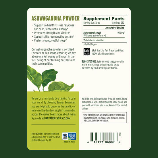 Ashwagandha powder 1 lb